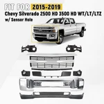 Front Bumper Cover Grille Kit For 2015-2019 Chevy Silverado 2500 3500 Wt/lt/ltz. Fixed Price $837.99.