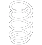 Genuine Nissan Coil Spring 54010-9TA0E. Fixed Price $145.01.