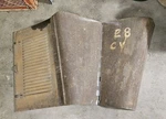 Original 1928 Chevy Hood Halves Right Side Chevrolet Ab National Pickup Truck. Fixed Price $259.00.