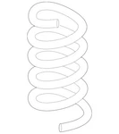 Genuine Mercedes-benz Helical Spring 211-321-17-04. Fixed Price $133.79.